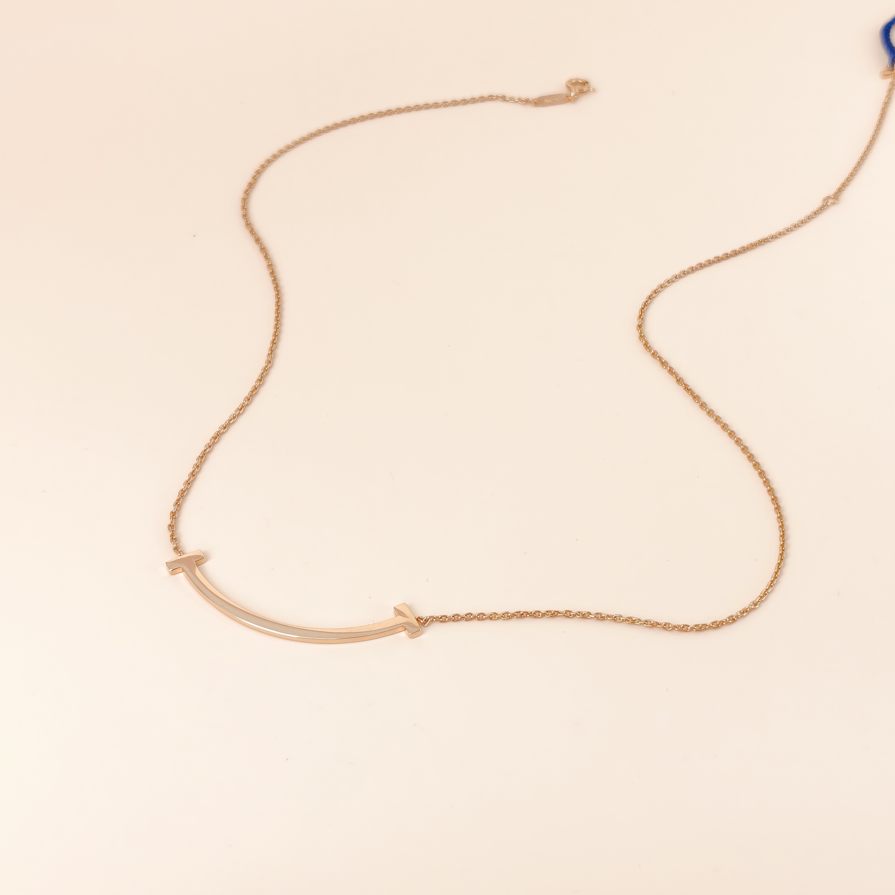 Tiffany&Co. Necklace T Collection Large Smile Necklace Rose Gold Rose Gold 18KR ose Gold Large40.6-45.7 — cover view 11 of 13