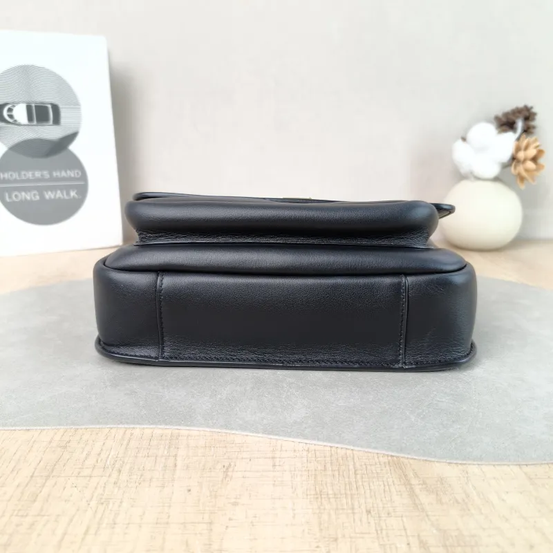 SAINT LAURENT Crossbody Bag Niki Besace Messenger Bag Black Calfskin Small 21.5 × 9.5 × 16 cm — cover view 5 of 5
