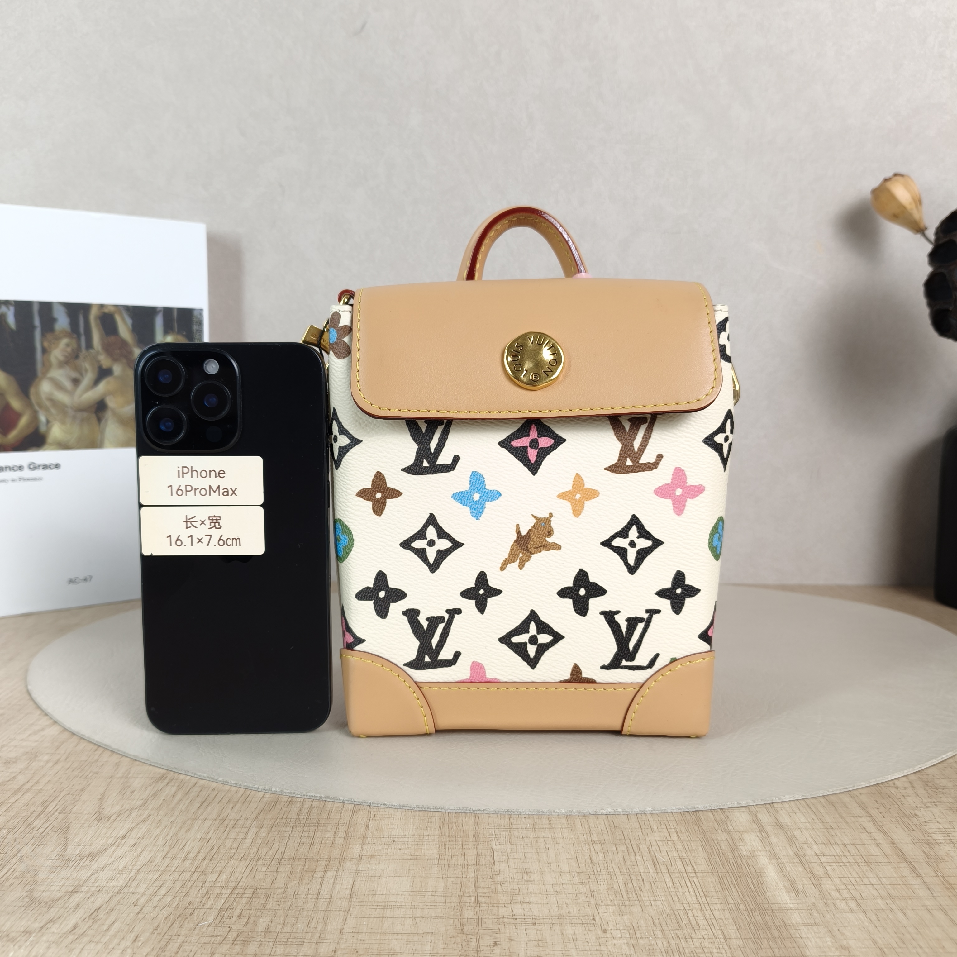 Louis Vuitton Crossbody Bag Nano Steamer Shoulder Bag Tyler Yellow PV Cnano15 × 7 × 18 cm — cover view 5 of 5