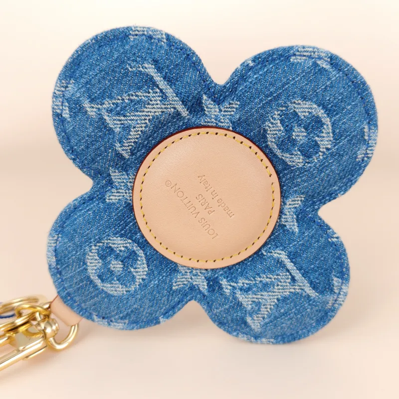 Louis Vuitton Key Ring Vivienne Key Ring Blue One Size — cover view 5 of 7