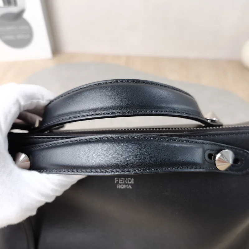 FENDI Crossbody Bagby the way Black Calfskin Medium28 × 13 × 17 cm — detail view 1 of 14