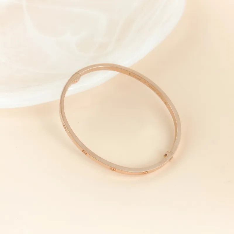 CARTIER Bangle Love Collection Bangle Rose Gold 18KR ose Gold Small Edition17 — cover view 5 of 8