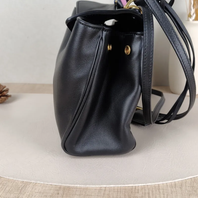 BALENCIAGA Crossbody Bag RODEO Black CC alfskin Mini 23 × 10 × 17 cm — detail view 9 of 12