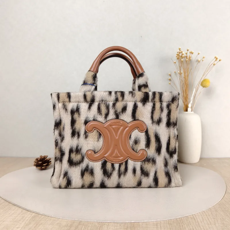 CELINE Shoulder Bag CABAS THAIS Shopping Tote Small 25.5 × 12 × 18.5 cm
