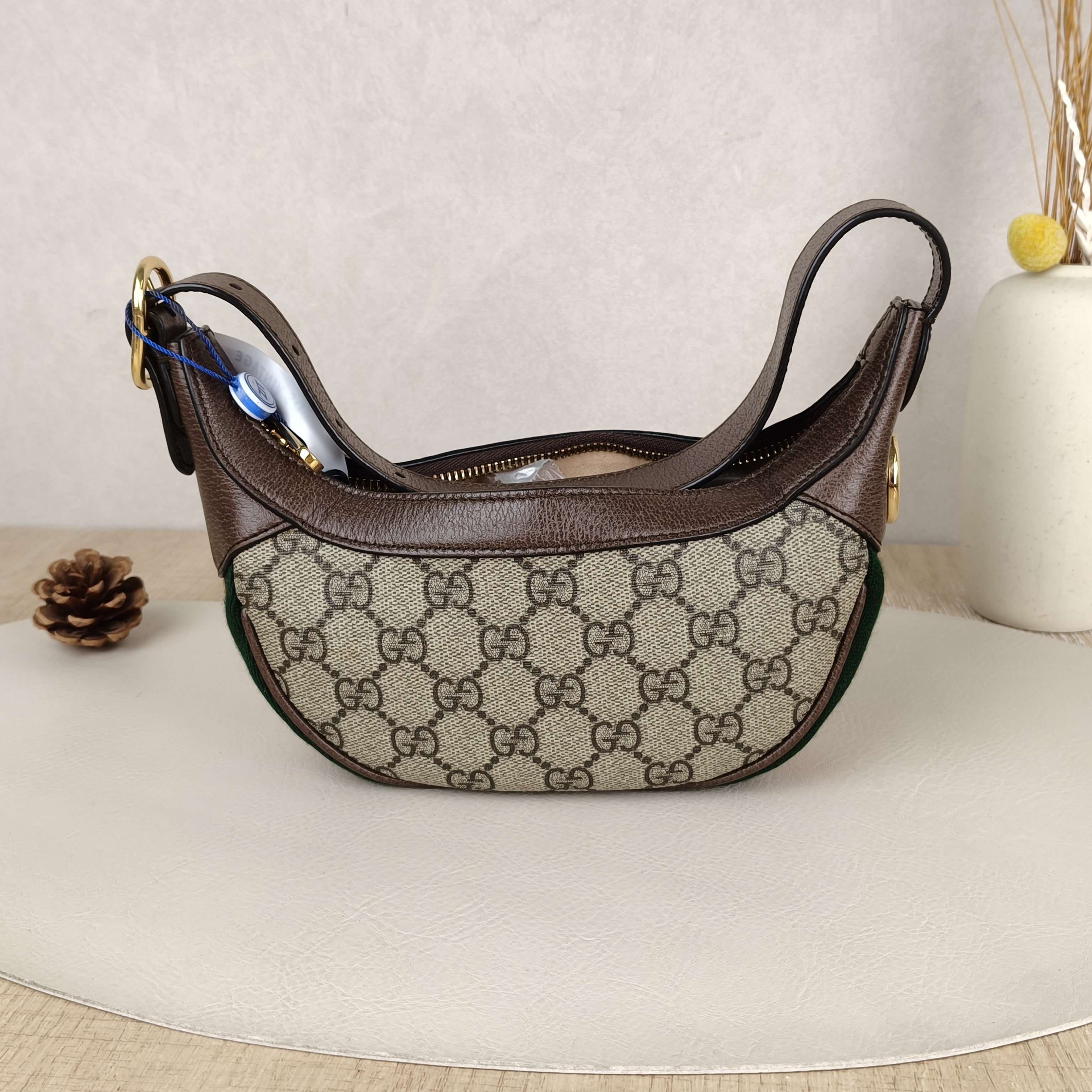 GUCCI Clutch Ophidia Monogram Canvas Calfskin One Size23 × 5 × 14 cm — cover view 8 of 9