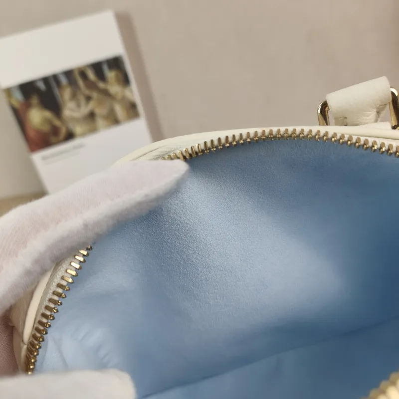 Louis Vuitton Crossbody Bag Speedy20 White · Blue Calfskin One Size 20.5 × 12 × 13.5 cm — detail view 2 of 12