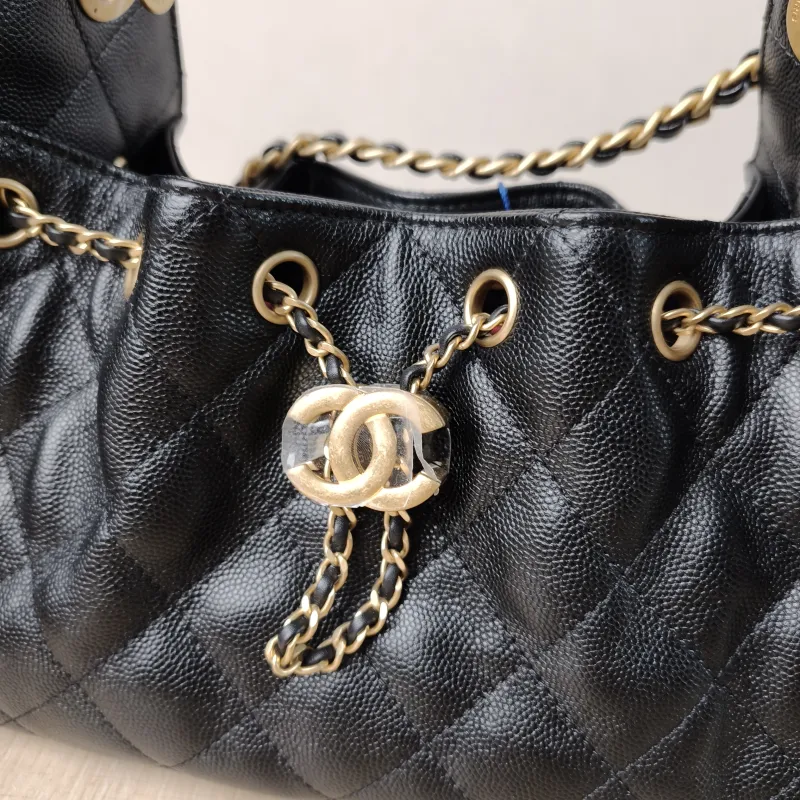 Chanel Shoulder Bag 25Bag Black Grained Calfskin Mini 22 × 12.5 × 20 cm — detail view 5 of 11