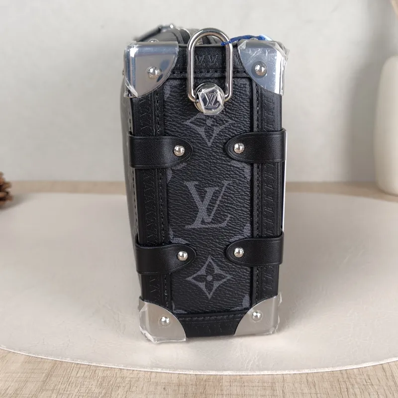 Louis Vuitton Crossbody Bag Side Trunk East West Box Monogram PVC Medium 28 × 7 × 15 cm — detail view 8 of 14