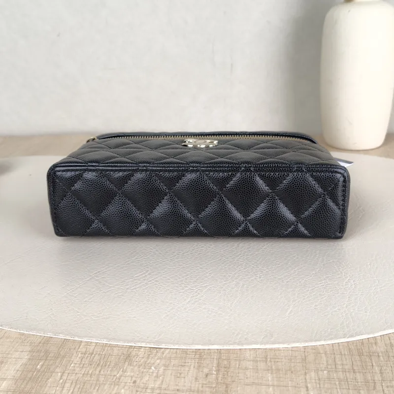 Chanel Top Handle Bag lp Black Grained Calfskin One Size 19.5 × 5 × 17 cm — cover view 3 of 5