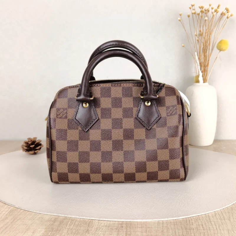 Louis Vuitton Crossbody Bag Speedy20 Shoulder Strap PVC Small20.5 × 12 × 13.5 cm