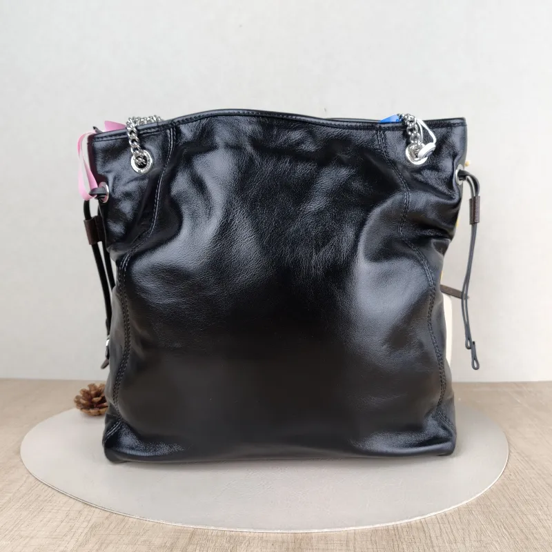 Louis Vuitton Shoulder Bag Off Duty Vibe Chain Bag Black SL ambskin Medium 33 × 11.5 × 24 cm — cover view 2 of 5