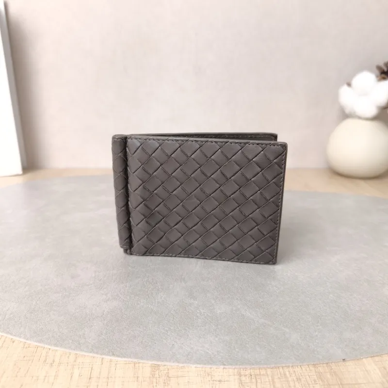 Bottega Veneta Wallet Edition Wallet Grey Calfskin One Size11*9