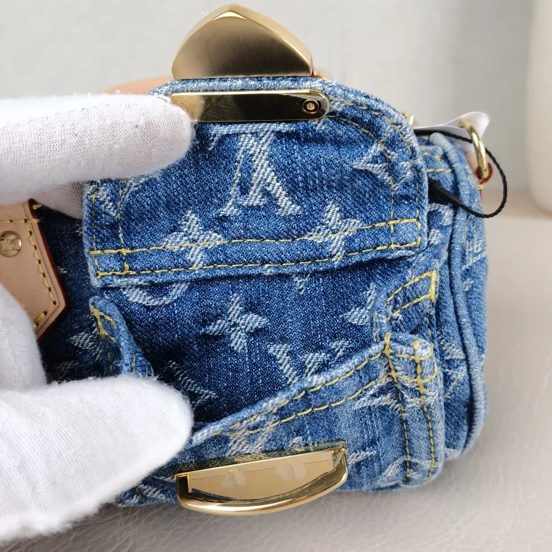 Louis Vuitton Crossbody Bag Speedy Nano Blue Edition nano 16 × 7.5 × 10 cm — detail view 2 of 13