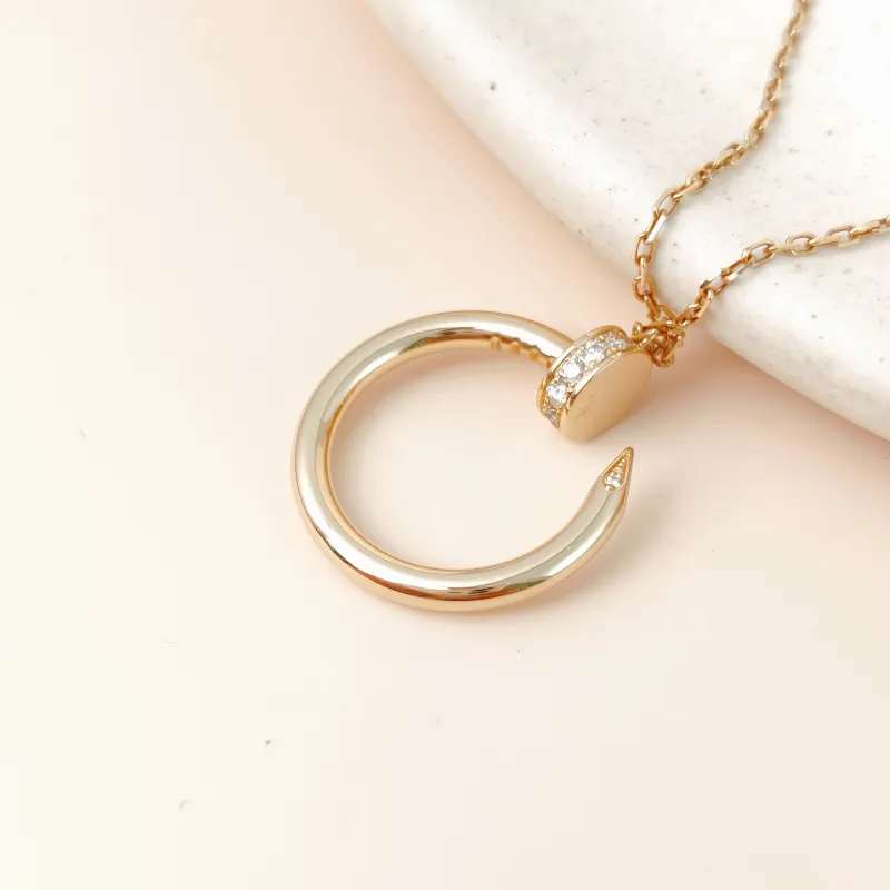 CARTIER Necklace Juste un Clou Necklace Yellow Gold 18KY ellow Gold Diamond One Size 42cm — cover view 9 of 11