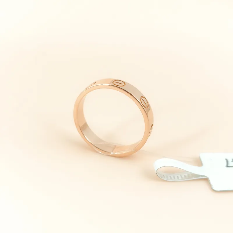 CARTIER Ring Love Rose Gold 18KR ose Gold Small 50 — cover view 6 of 7