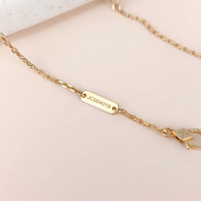 Van Cleef & Arpels Necklace Alhambra Alhambra Collection Necklace White Mother-of-Pearl Pearl · White Mother-of-Pearl 18KY ellow Gold Vintage Small… — cover view 8 of 8