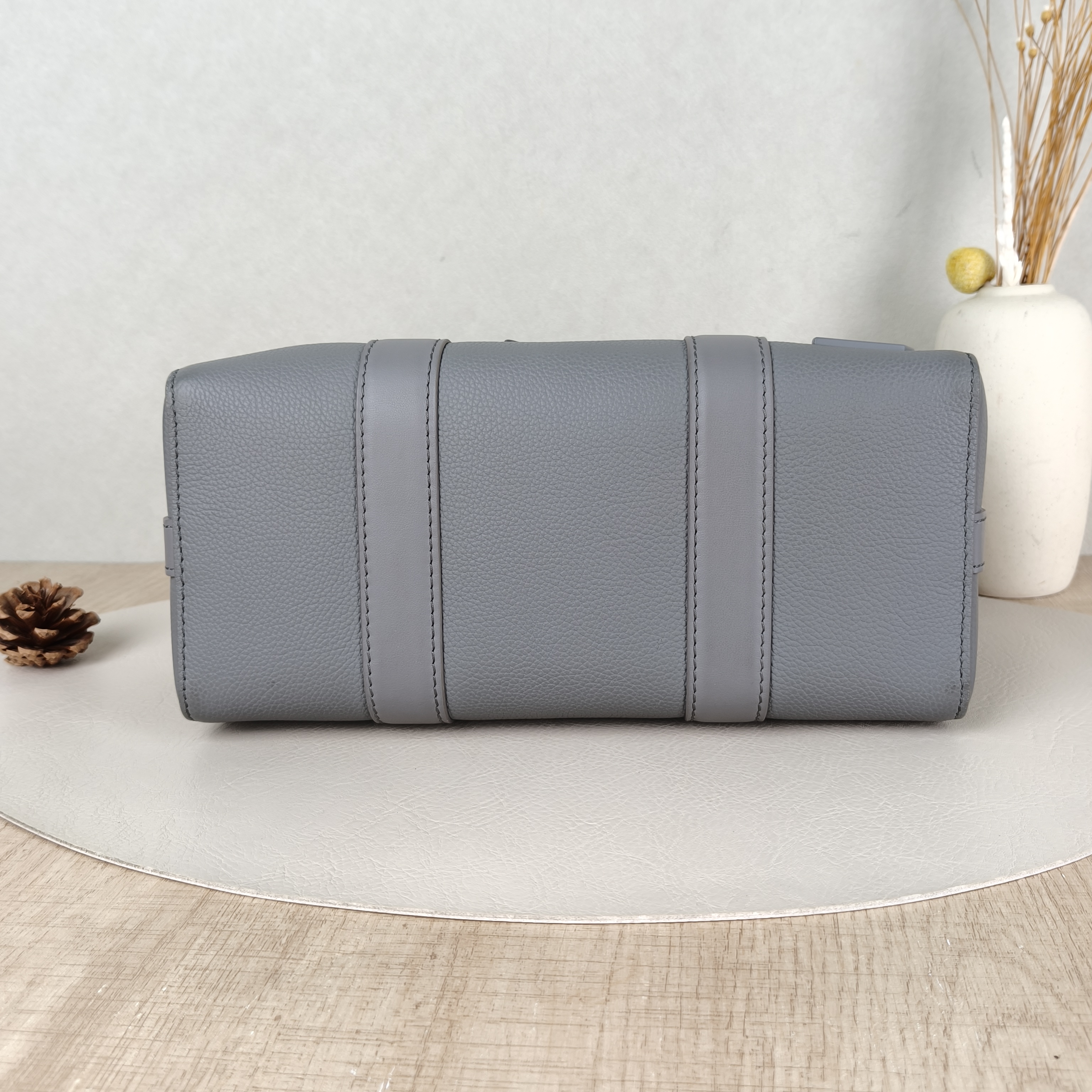 Louis Vuitton Crossbody Bag City Keepall Grey Calfskin Medium27 × 13 × 17 cm — cover view 3 of 5