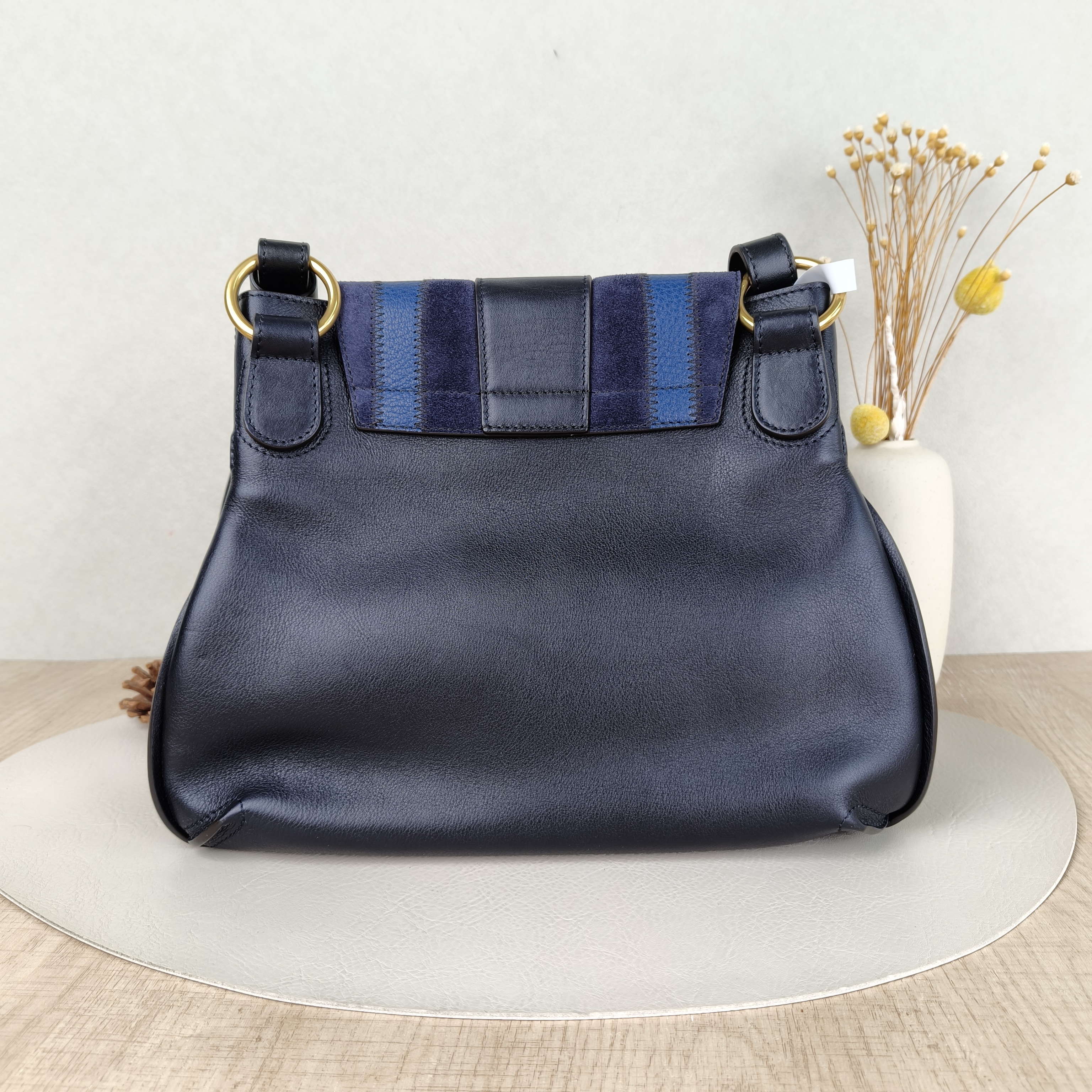 Chloé Shoulder Bag Lexa Shoulder Bag Blue Colorblock Calfskin One Size29 × 11 × 24 cm — cover view 2 of 5