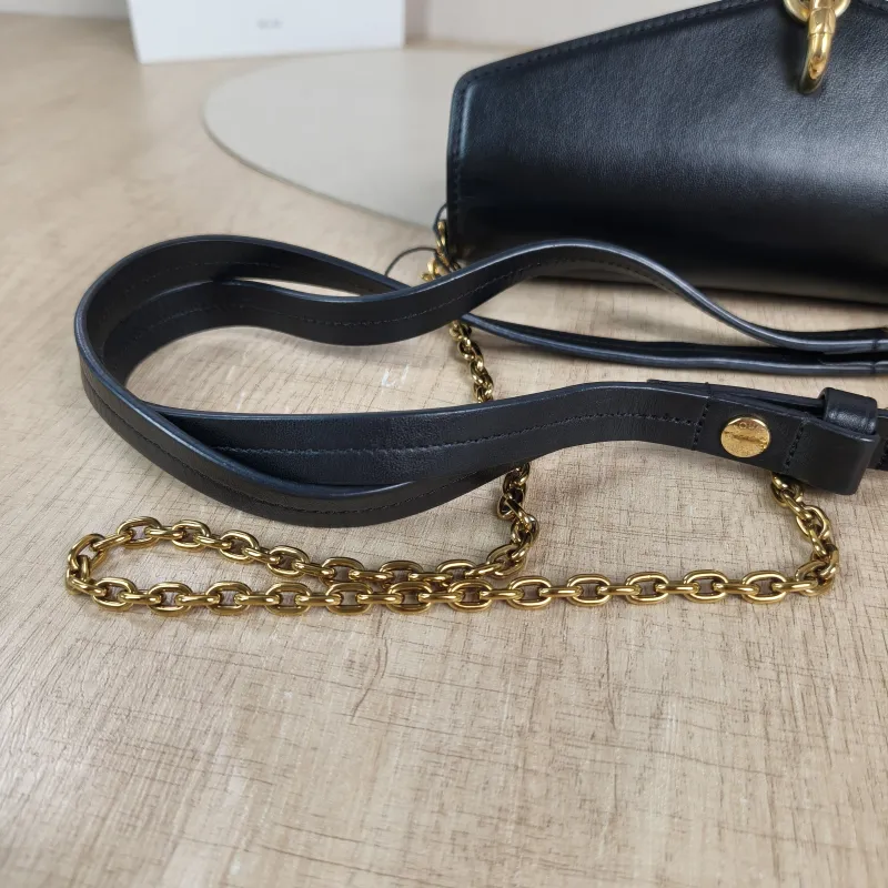 Louis Vuitton Shoulder Bag PADLOCK ON STRAP Black PVC Mini 19 × 3 × 11 cm — detail view 2 of 11