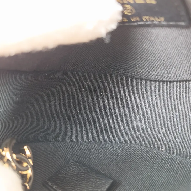 Chanel Crossbody Bag 23p Black Lambskin Mini 13.5 × 5 × 9.5 cm — detail view 3 of 11