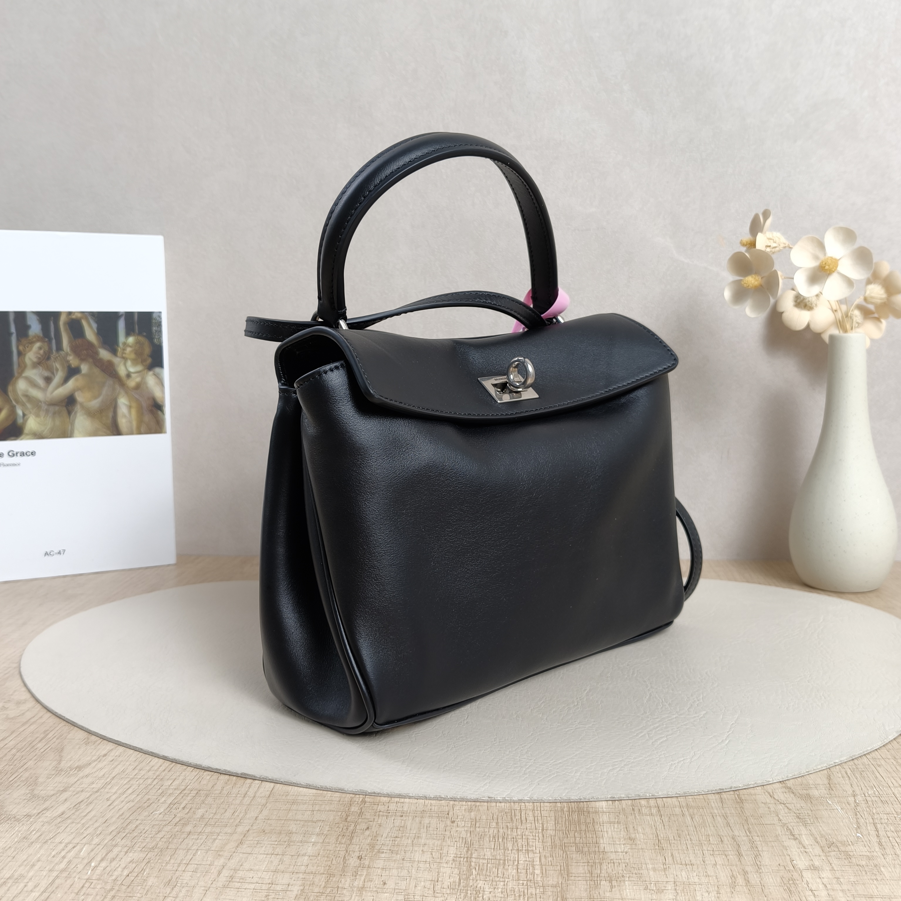 BALENCIAGA Crossbody Bag RODEO Black Calfskinmini23 × 10 × 17 cm — cover view 3 of 5