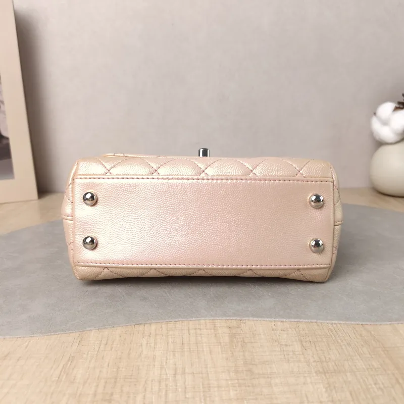 Chanel Crossbody Bag Coco Handle​ Grained Calfskin Mini 19 × 9 × 13 cm — cover view 4 of 5
