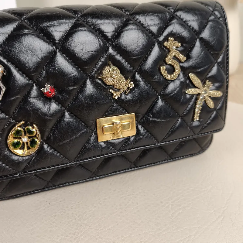 Chanel Crossbody Bag2.55 woc Black Edition Calfskin One Size19.2 × 3.5 × 12.3 cm — detail view 17 of 17