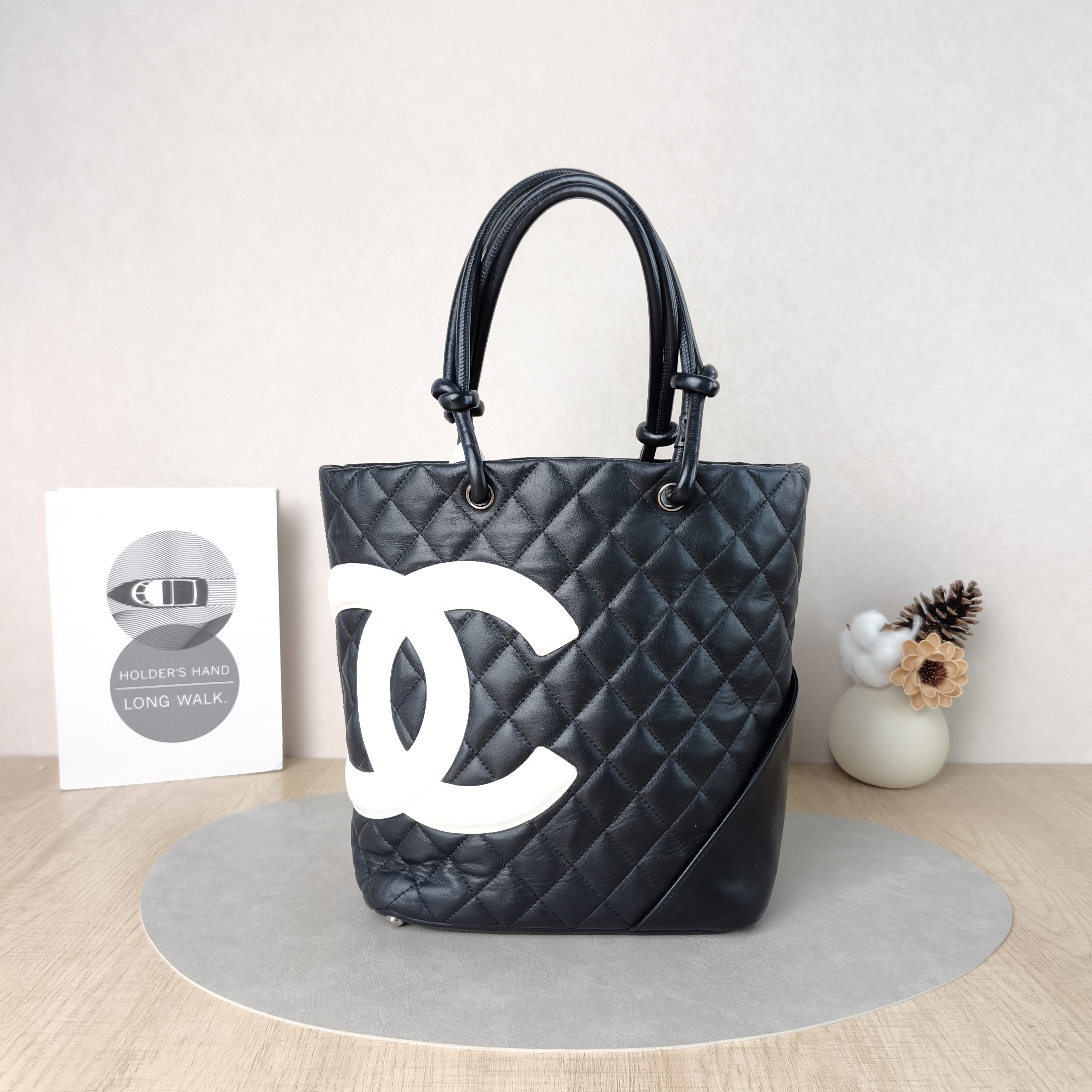 Chanel Top Handle Bag Cambon Basket Calfskin Small20 × 12 × 24 cm
