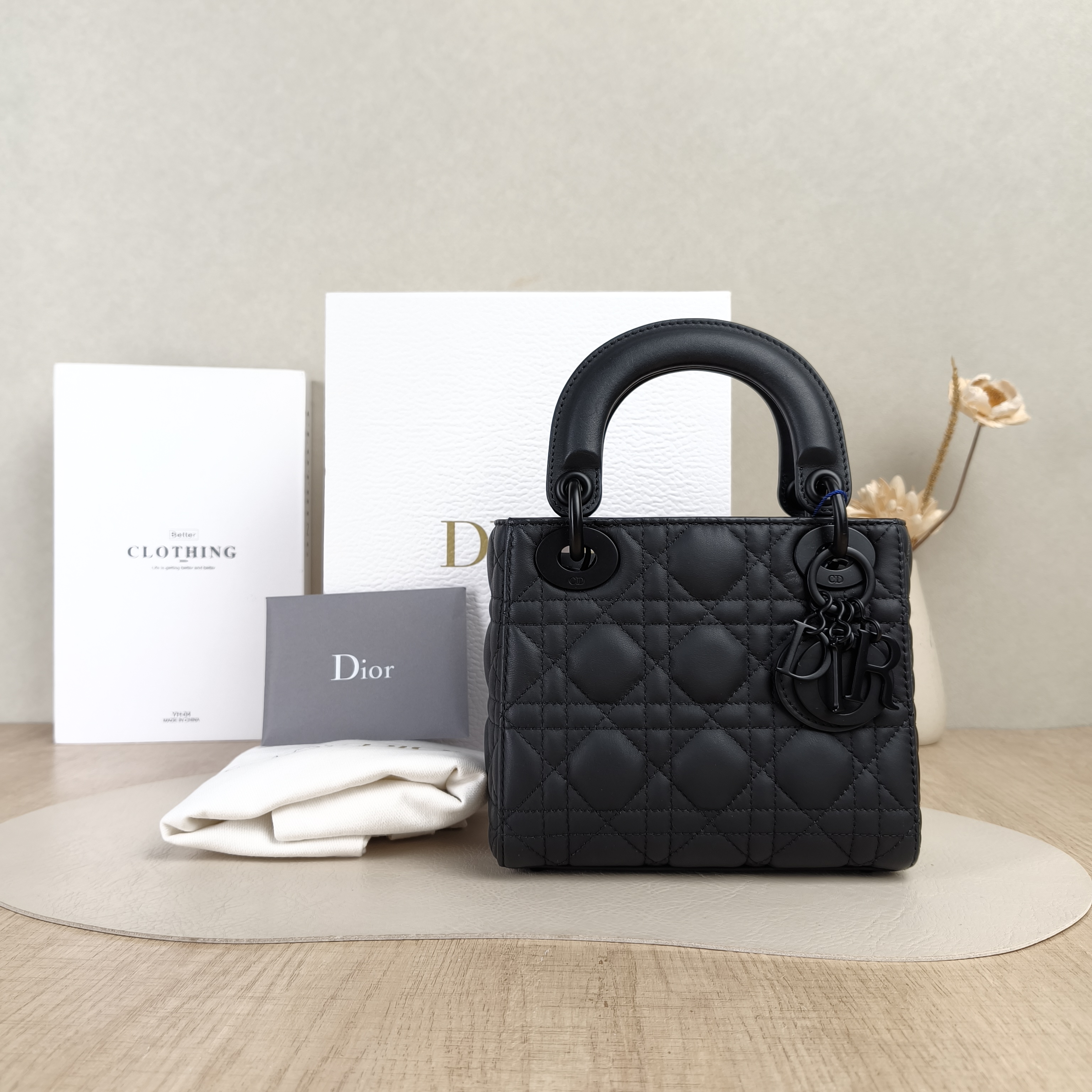 DIOR Crossbody Bag Lady Lady Dior Bag Lambskin — cover view 5 of 6