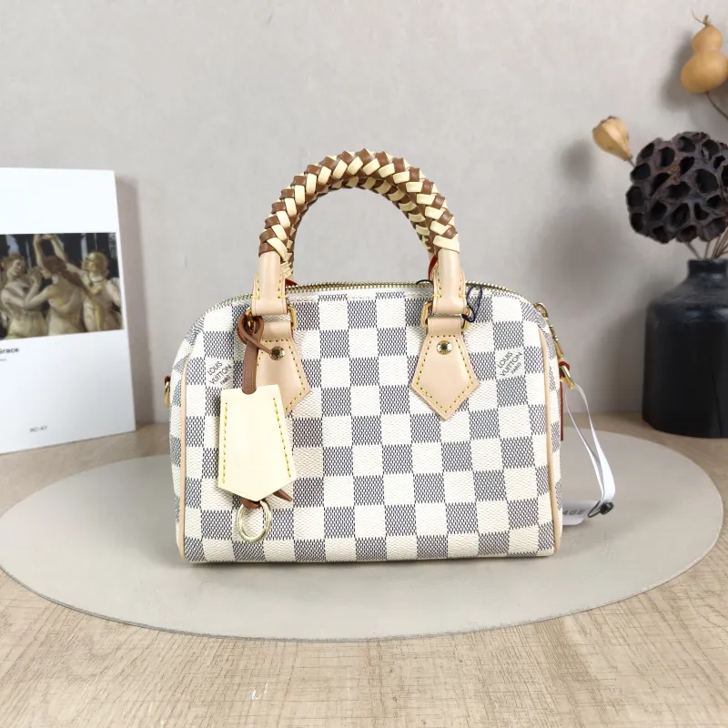 Louis Vuitton Crossbody Bag Speedy20 PVC One Size20.5 × 12 × 13.5 cm