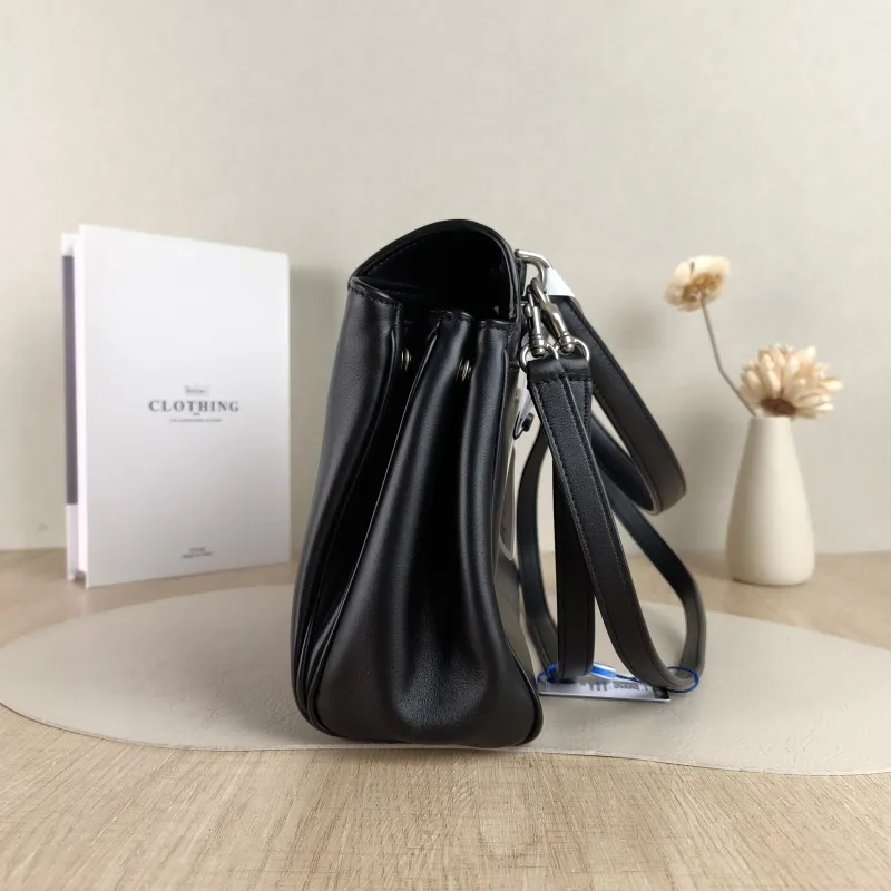 BALENCIAGA Crossbody Bag RODEO Black Calfskin Small 27 × 10 × 20 cm — detail view 1 of 12