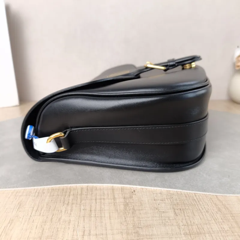 DIOR Crossbody Bag Bobby Black Calfskin Large 27 × 8 × 19.5 cm — detail view 3 of 14