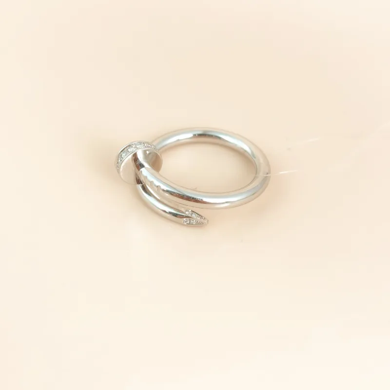 CARTIER Ring Juste un Clou Ring White Gold Diamond18KW hite Gold Edition 56 — cover view 6 of 7