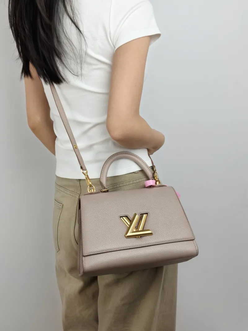Louis Vuitton Crossbody Bag Twist One Handle Edition Calfskin Small 25 × 11 × 17 cm Conditioned — on-model view 3 of 3