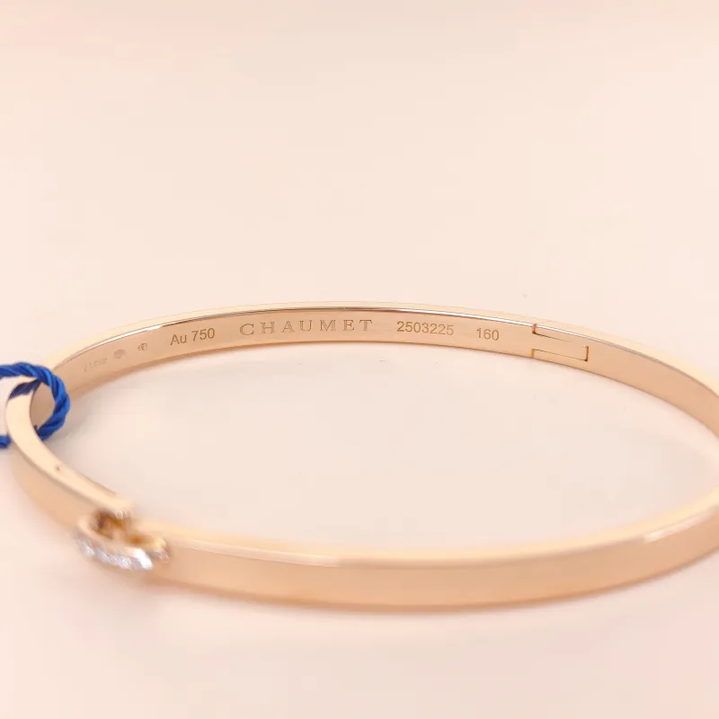 CHAUMET Bangle Liens Évidence · Collection Bangle Rose Gold Diamond18KR ose Gold One Size160 — cover view 3 of 8
