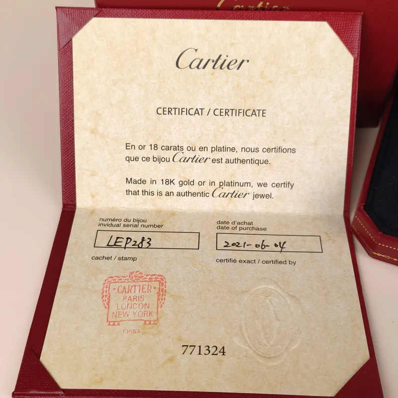 CARTIER Bangle Juste un Clou Bangle Rose Gold Diamond18KR ose Gold Small Edition 19 — detail view 1 of 1