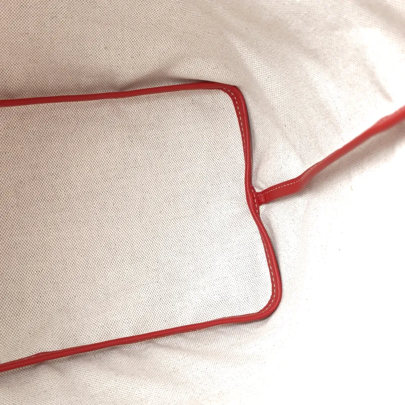GOYARD Shoulder Bag Boheme Hobo​ Red PVC Small 43 × 14 × 27 cm — detail view 7 of 9