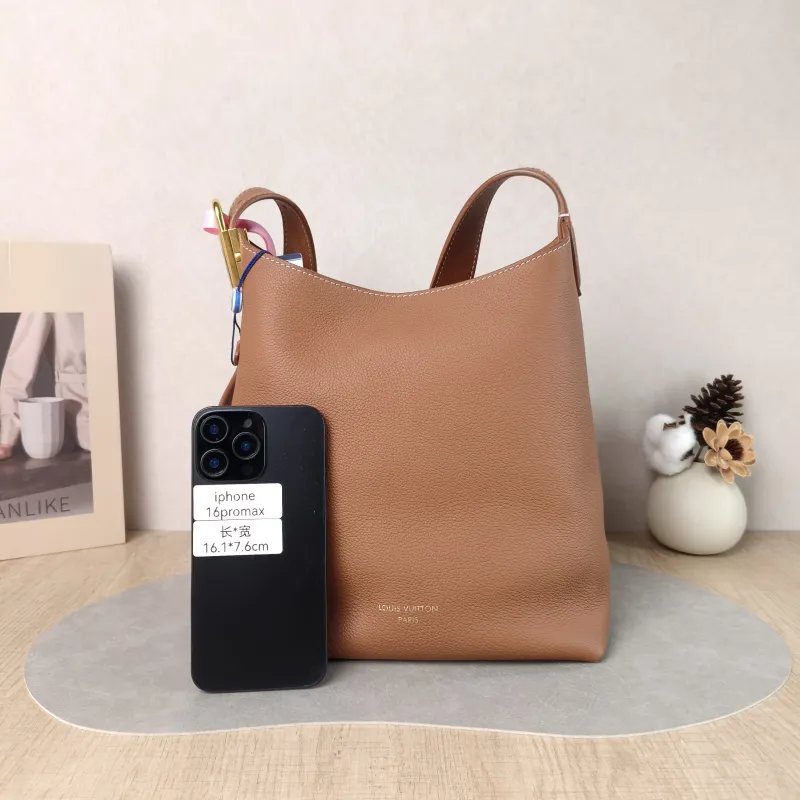 Louis Vuitton Shoulder Bag Low Key Hobo Shoulder Bag Calfskin Small 24 × 16 × 28 cm — cover view 4 of 5