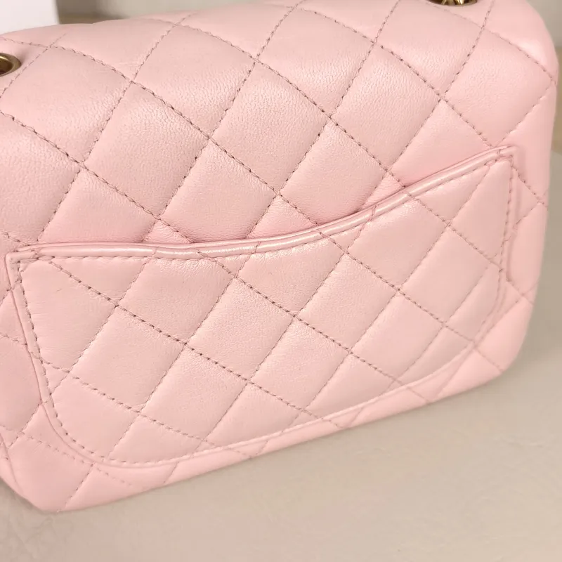 Chanel Crossbody Bag25b c Pink Lambskin mini18 × 7 × 13 cm — detail view 8 of 15