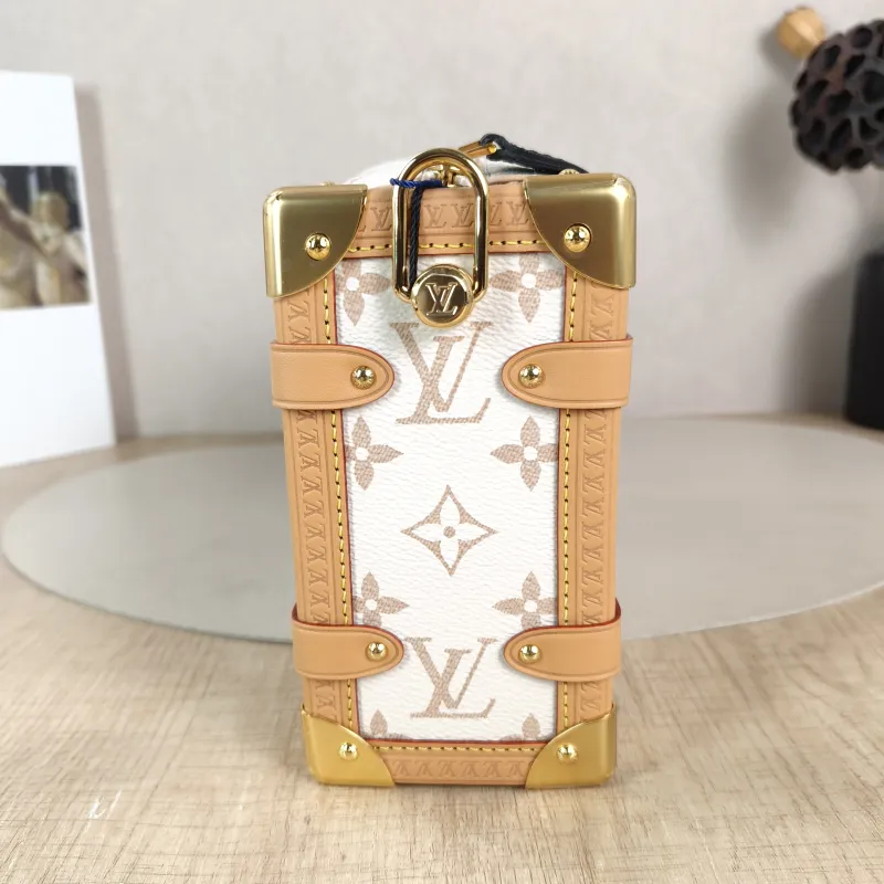 Louis Vuitton Crossbody Bag Side Trunk Box · Black PVC Medium 23.5 × 8.5 × 16 cm — detail view 11 of 11