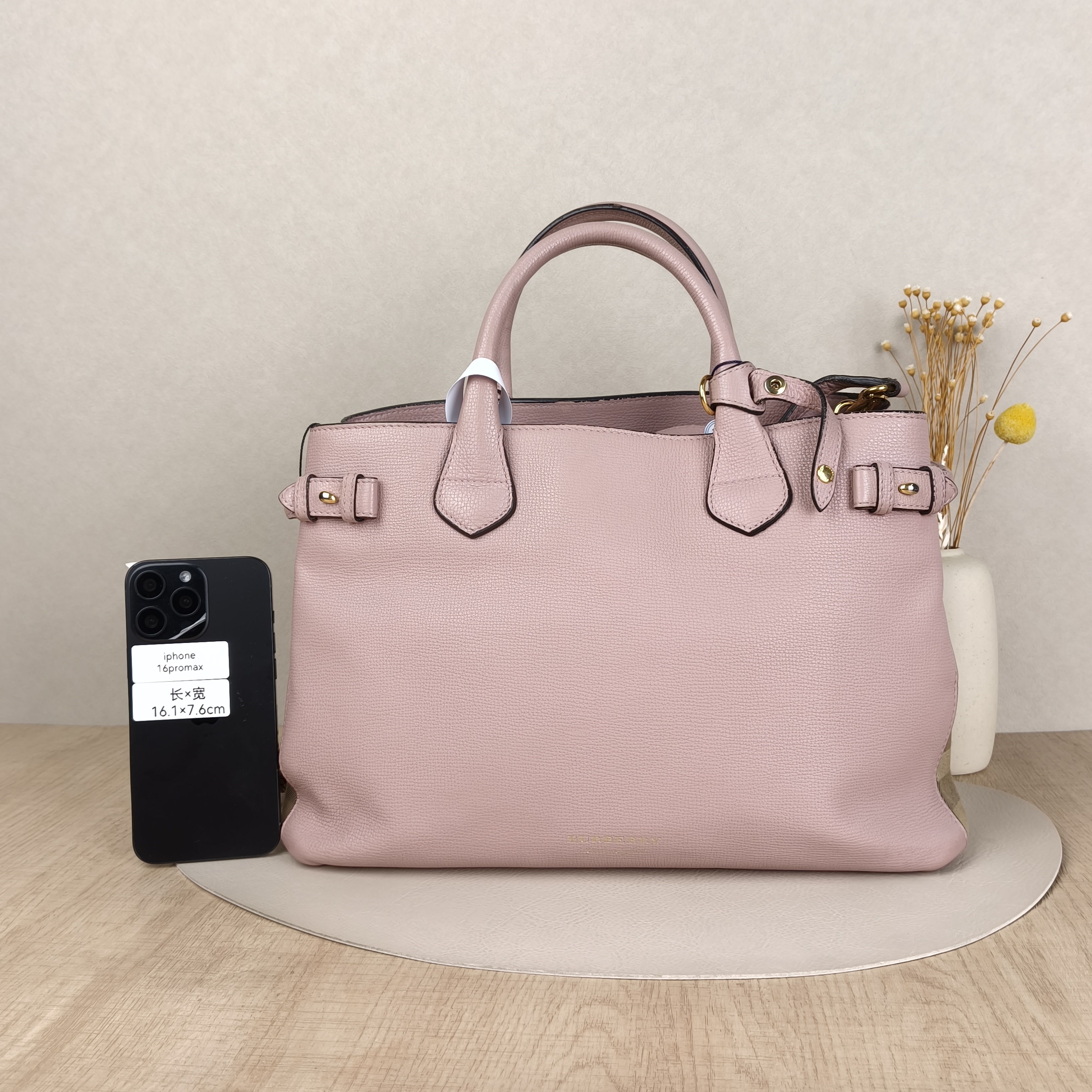 BURBERRY Crossbody Bagbanner Top Handle Bag — cover view 2 of 9
