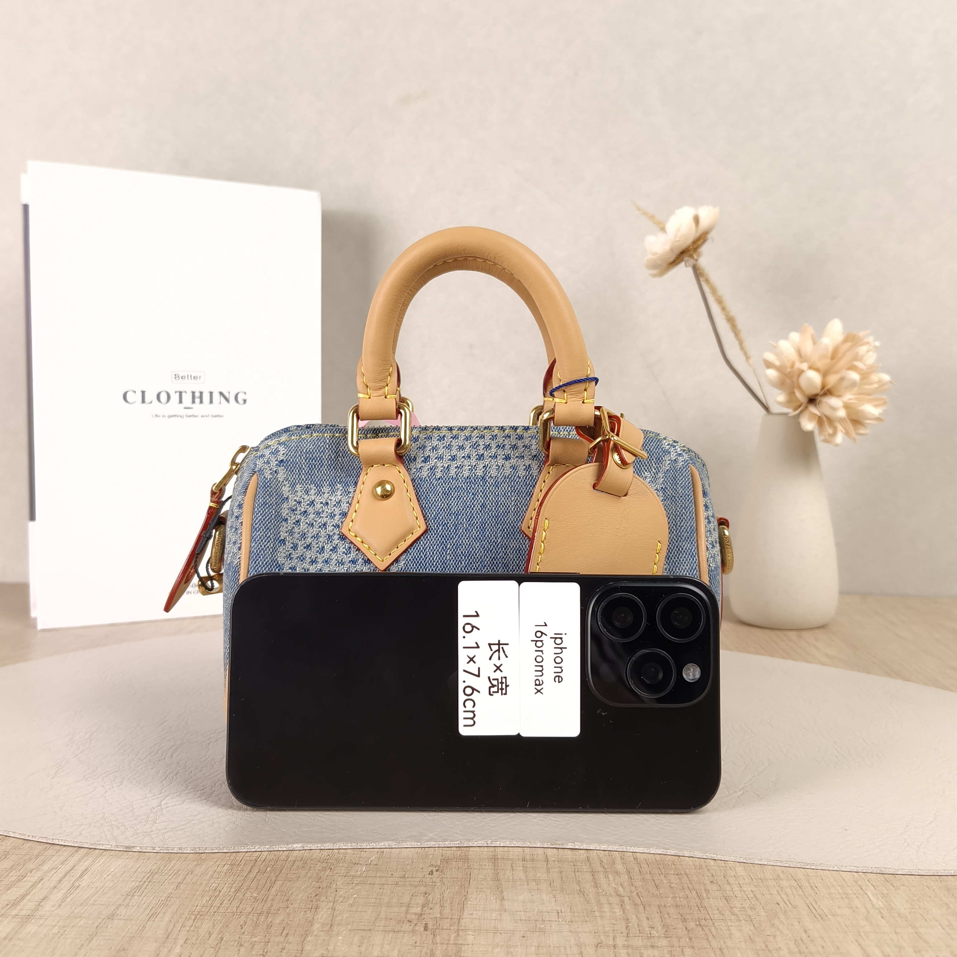 Louis Vuitton Crossbody Bag Speedy 18Blue One Size18 × 10 × 12 cm — cover view 2 of 5