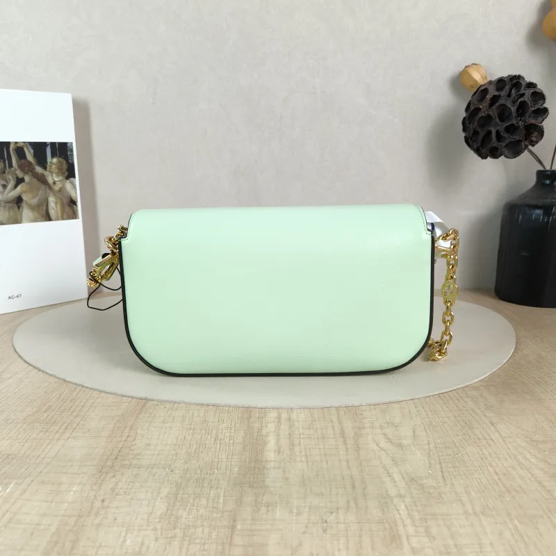 GUCCI Crossbody Bag Horsebit 1955 Horsebit Small Green Calfskin Small 24 × 5.5 × 13 cm — cover view 4 of 6