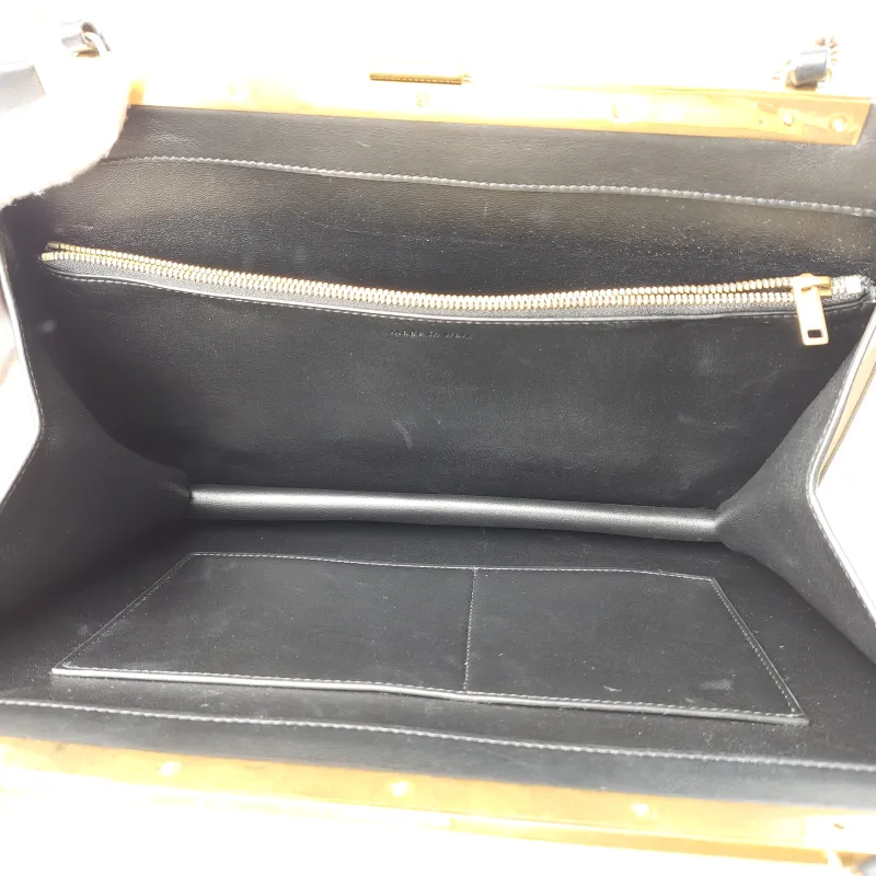 CELINE Shoulder Bag Black Calfskin 32.5 × 9 × 22 cm — detail view 6 of 10