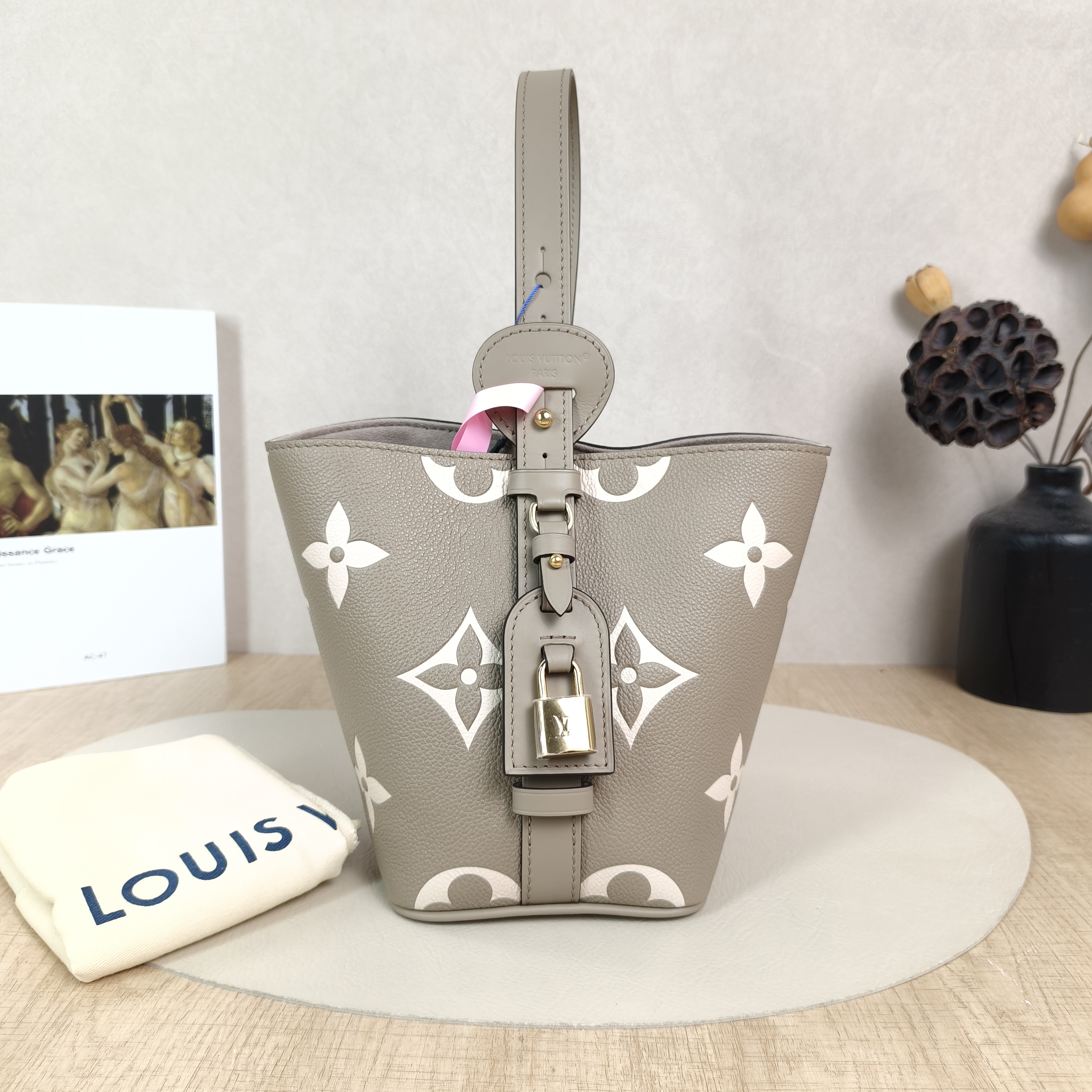 Louis Vuitton Top Handle Bag ALL IN BB · White Empreinte Embossed Calfskin BB18 × 12 × 16 cm — cover view 4 of 6
