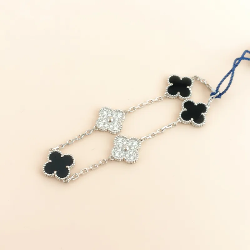 Van Cleef & Arpels Bracelet Alhambra Alhambra Collection Five-Motif Bracelet 18KW hite Gold Vintage Small 1.5 × 1.5 × 19 cm — cover view 9 of 9