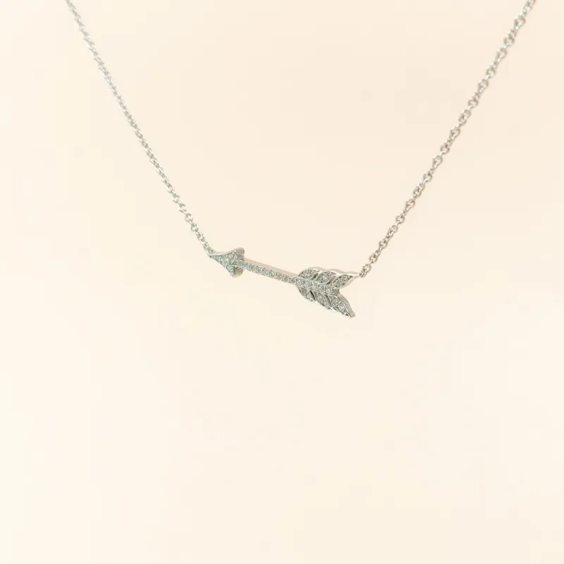 Tiffany&Co. Necklace Arrow Necklace Gold Diamond 950One Size40cm — cover view 7 of 8