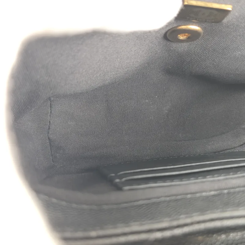 Chanel Crossbody Bag Box Black Calfskin One Size17 × 7 × 14.5 cm — detail view 6 of 12
