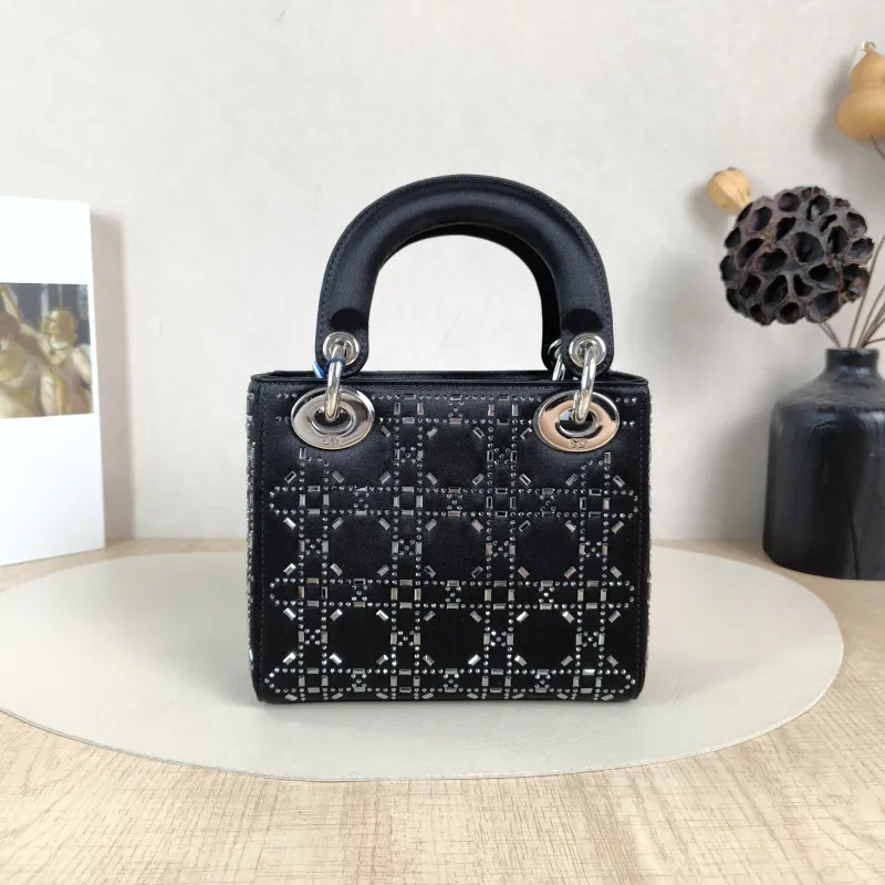 DIOR Crossbody Bag Lady Lady Dior Bag Black mini17 × 7 × 15 cm — cover view 5 of 5