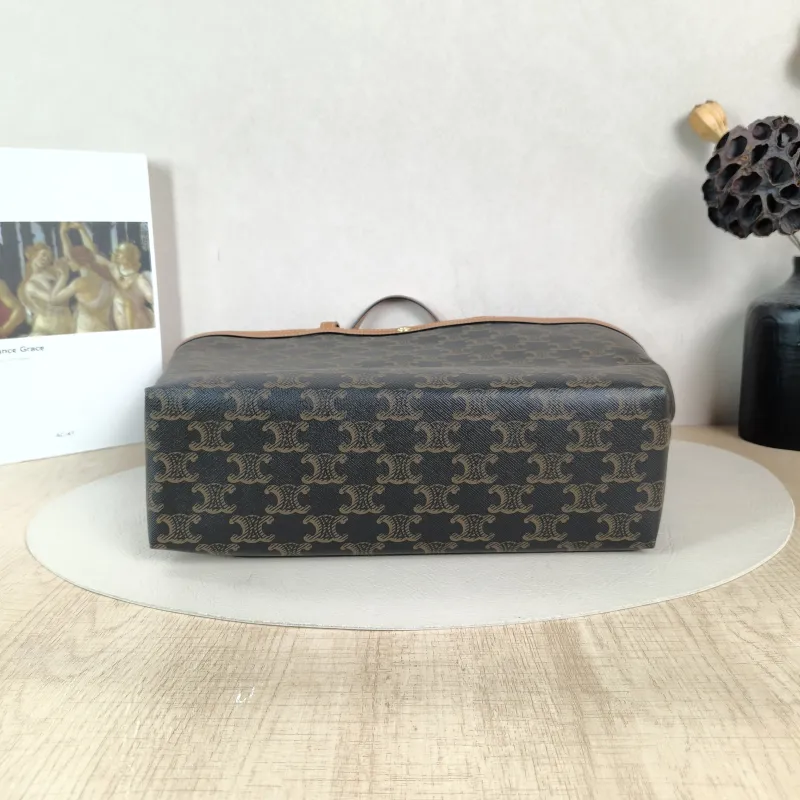 CELINE Shoulder Bag CABAS Tote Bag Monogram PVC One Size27 × 9 × 24 cm — cover view 2 of 6